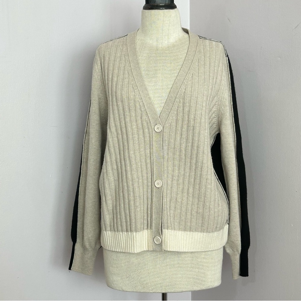 Bogner Wool Cashmere Cardigan Sweater 10 M